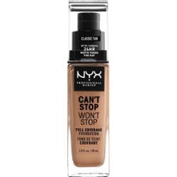 NYX Professional Makeup Wedding Can't Stop Won't Stop Podkłady 30 ml 18 - CLASSIC TAN