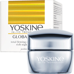 Yoskine YOSKINE GLOBAL LIFT Total firming & anti-aging - rich night cream Kremy na noc 50 g Damski
