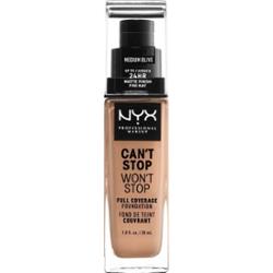 NYX Professional Makeup Wedding Can't Stop Won't Stop Podkłady 30 ml 13 - MEDIUM OLIVE