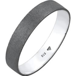 KUZZOI Męski pierścień Minimal Basic Friendship w srebrze 925 Sterling Silver Biżuteria męska 1 ct Męskie