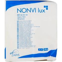 Nonvi Lux Kompresy z włókniny niejałowe 4-warstwowe 10 x 10cm x 100 sztuk