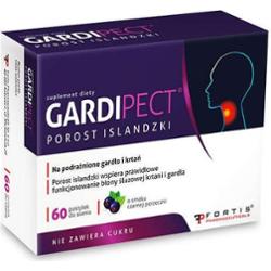 Gardipect porost islandzki x 60 pastylek do ssania