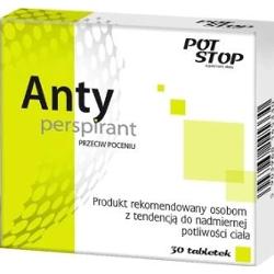 Pot Stop antyperspirant x 30 tabletek