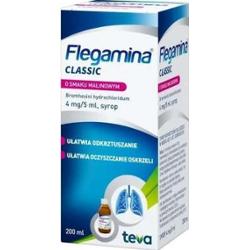 Flegamina 4mg/5ml syrop smak malinowy 200ml