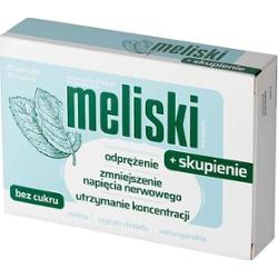 Meliski + Skupienie x 20 pastylek do ssania