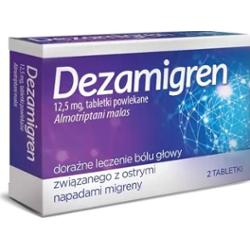 Dezamigren 12,5mg x 2 tabletki