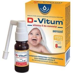 D-Vitum Witamina D dla niemowląt aerozol 6ml
