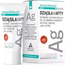 Nanobiotic Med Plus Silver Dziąsła i Afty żel 15ml
