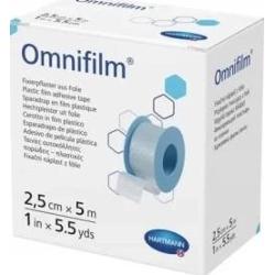 Omnifilm przylepiec z folii 2,5cm x 5m x 1 sztuka