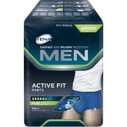 TENA Men Active Fit Pants Plus rozmiar L x 8 sztuk
