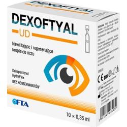 DEXOFTYAL UD Krople do oczu 0,35ml x 10 sztuk