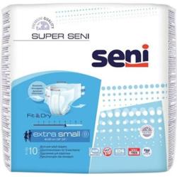 SENI SUPER Pieluchomajtki Extra Small-XS x 10 sztuk