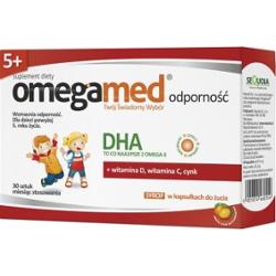 OMEGAMED ODPORNOŚĆ 5+ Syrop w kapsułkach do żucia x 30 sztuk