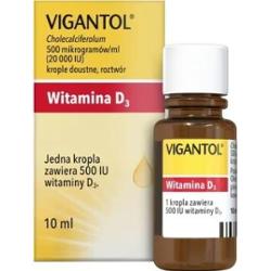 VIGANTOL 20,000 j.m./ml krople 30ml