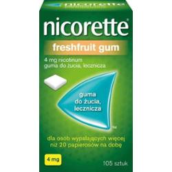 NICORETTE Freshfruit 4mg x 105 gum