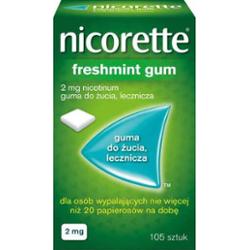NICORETTE Freshmint 2mg x 105 gum