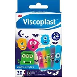 Viscoplast Cool zestaw plastrów dziecięcych monsters x 20 sztuk