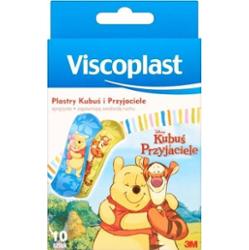 Viscoplast Kubuś Puchatek zestaw plastrów x 10sztuk