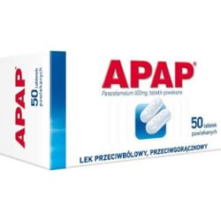 APAP 0,5 x 50 tabletek