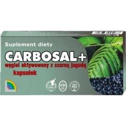 CARBOSAL+ Węgiel z czarną jagodą x 20 kapsułek