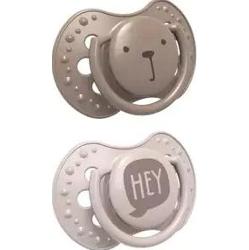 LOVI Smoczek silikonowy dynamiczny 0-3m Hey Girl x 2 sztuki 22/885