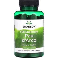 SWANSON Full Spectrum Pau d'Arco 500mg x 100 kapsułek