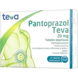 Pantoprazol Teva 20mg x 14 tabletek