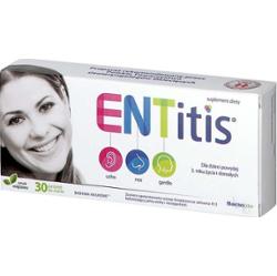 ENTitis x 30 pastylek do ssania smak miętowy