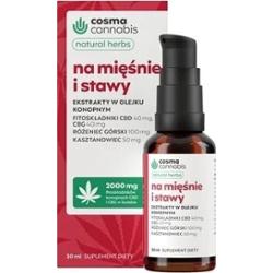 Cosma Cannabis Na mięśnie i stawy olejek 30ml