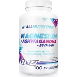 Allnutrition Magnesium + Ashwagandha + B6 (P-5-P) x 100 kapsułek