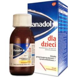 PANADOL DLA DZIECI 120mg/5ml zawiesina 100ml