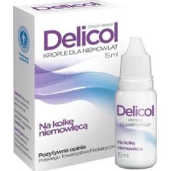 DELICOL krople na kolkę dla niemowląt 15ml