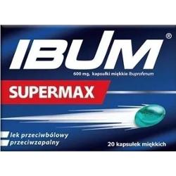 IBUM Supermax 0,6g x 20 kapsułek