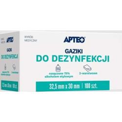 APTEO CARE Gaziki do dezynfekcji x 100 sztuk