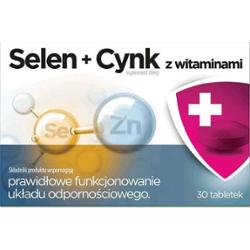 Selen + cynk z witaminami x 30 tabletek