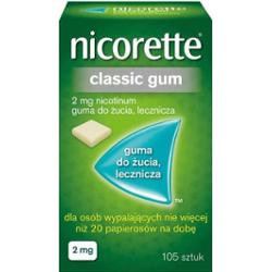 NICORETTE Classic 2mg x 105 gum