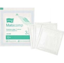 Matocomp kompresy gazowe 7x7 12-warstwowe x 3 sztuki