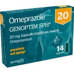Omeprazole 20mg x 14 kapsułek
