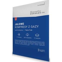 BIOCANTO Kompres jałowy 7cm x 7cm x 3 sztukI