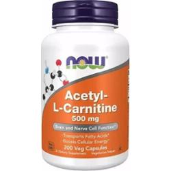 Acetyl-L-Carnitine 500mg x 200 kapsułek