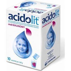 ACIDOLIT x 10 saszetek smak malinowy