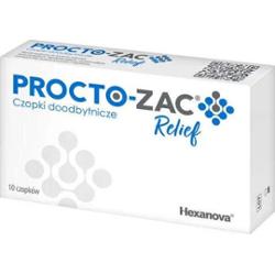 Procto-Zac Relief x 10 czopków doodbytniczych