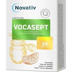 Novativ Vocasept x 24 pastylki do ssania