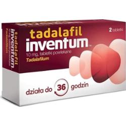 Tadalafil Inventum 10mg x 2 tabletki