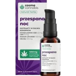 Cosma Cannabis Przespana Noc krople 30ml