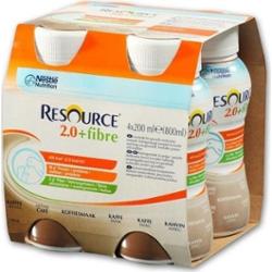 Resource 2.0 + Fibre smak kawowy 200ml x 4 sztuki