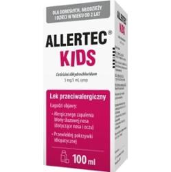 Allertec Kids syrop 5mg/5ml 100ml