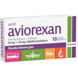 Aviorexan 50mg + 50mg x 10 tabletek