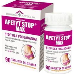 Apetyt Stop Max smak grejpfrutowo-pomarańczowy x 90 tabletek do ssania
