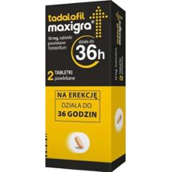 Tadalafil Maxigra 0,01g x 2 tabletki